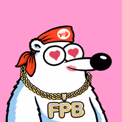 Fluffy Polar Bear #5651