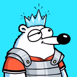 Fluffy Polar Bear #1126
