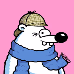 Fluffy Polar Bear #4770