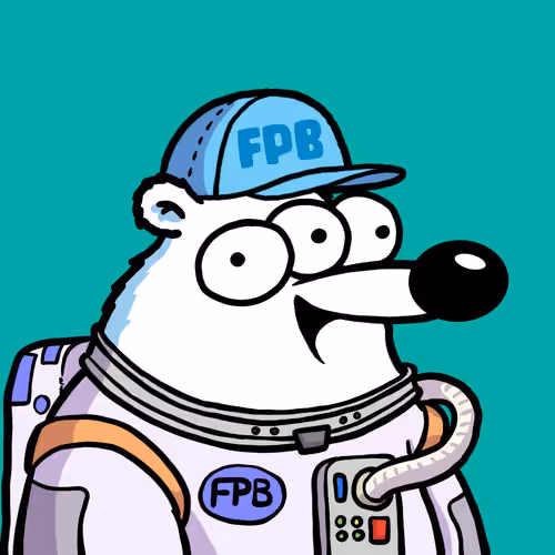 Fluffy Polar Bear #4095