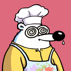 Fluffy Polar Bear #6242