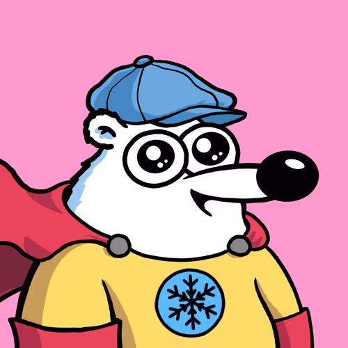 Fluffy Polar Bear #3631