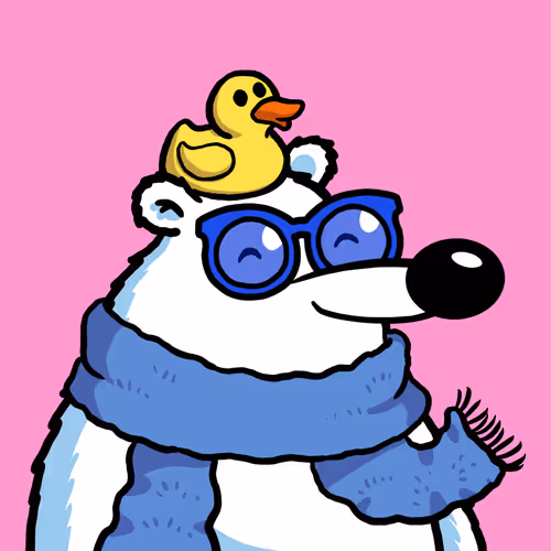 Fluffy Polar Bear #5268