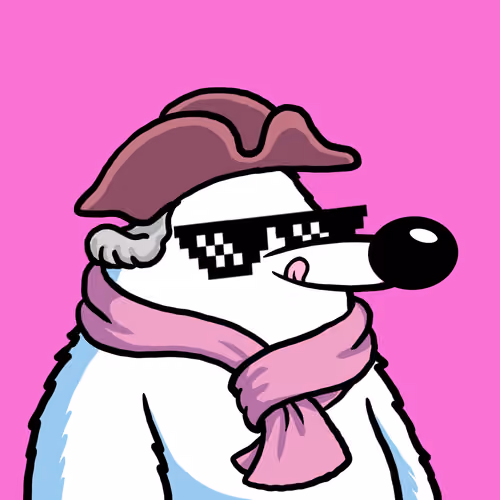 Fluffy Polar Bear #8640
