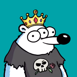 Fluffy Polar Bear #5935
