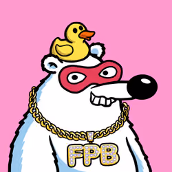 Fluffy Polar Bear #8058