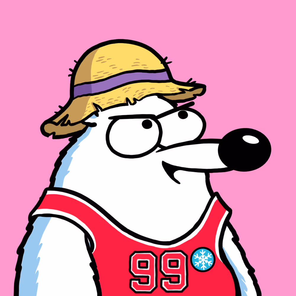 Fluffy Polar Bear #8861