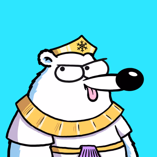 Fluffy Polar Bear #5340