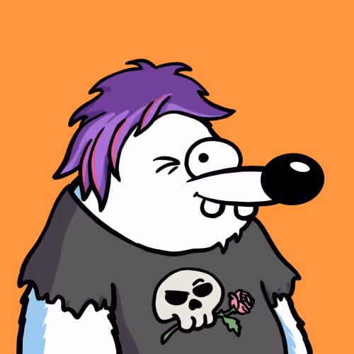 Fluffy Polar Bear #6610