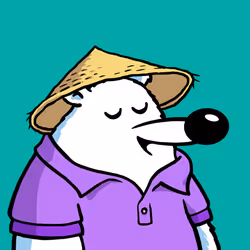 Fluffy Polar Bear #1472