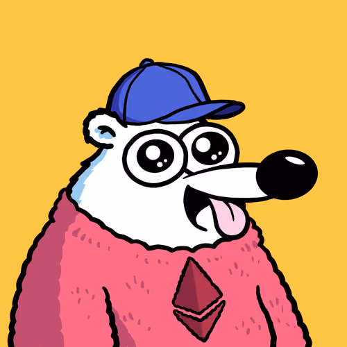 Fluffy Polar Bear #4491