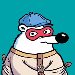 Fluffy Polar Bear #8622