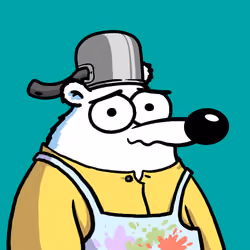 Fluffy Polar Bear #8082