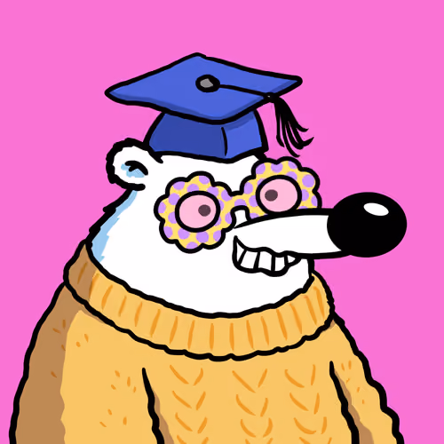Fluffy Polar Bear #3915