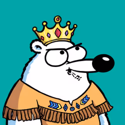 Fluffy Polar Bear #6006