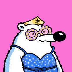 Fluffy Polar Bear #4522