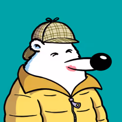 Fluffy Polar Bear #5832