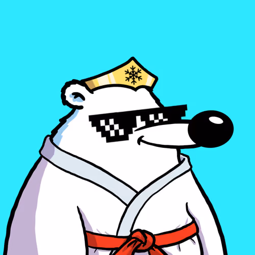 Fluffy Polar Bear #8665