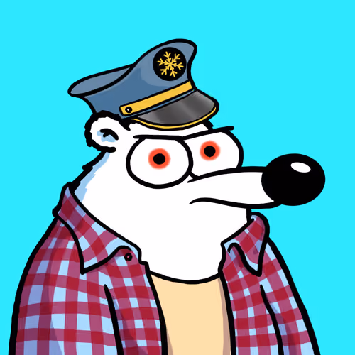 Fluffy Polar Bear #7965