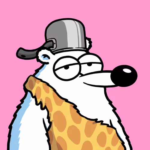 Fluffy Polar Bear #8382