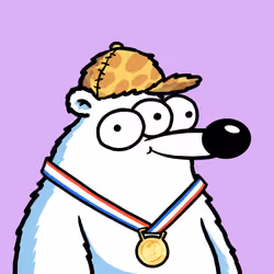 Fluffy Polar Bear #5626