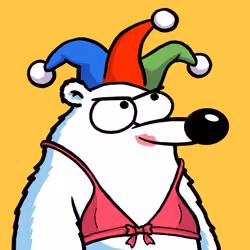 Fluffy Polar Bear #1601