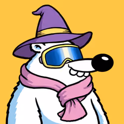 Fluffy Polar Bear #8447