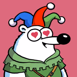 Fluffy Polar Bear #3380