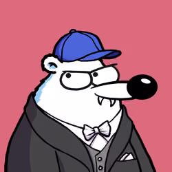 Fluffy Polar Bear #7243