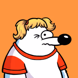 Fluffy Polar Bear #5180