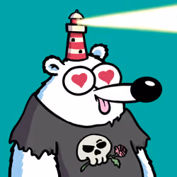 Fluffy Polar Bear #9246