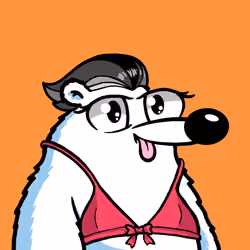 Fluffy Polar Bear #6713