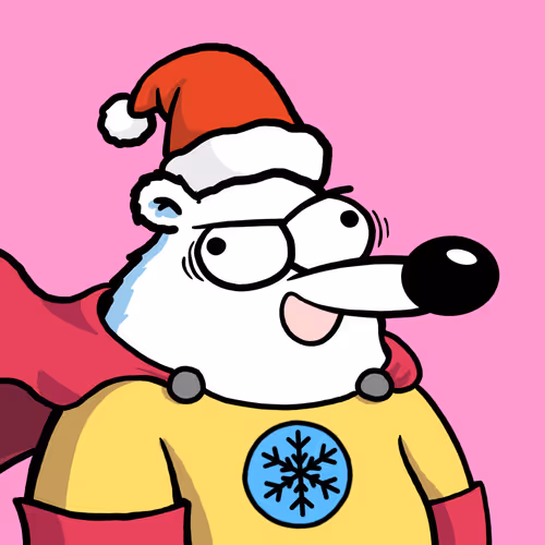 Fluffy Polar Bear #2716