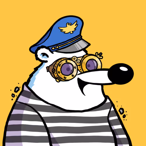Fluffy Polar Bear #7426