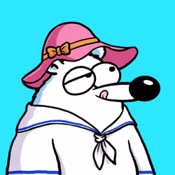 Fluffy Polar Bear #2522