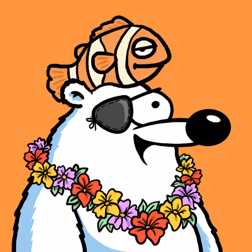 Fluffy Polar Bear #8852