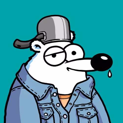 Fluffy Polar Bear #8206
