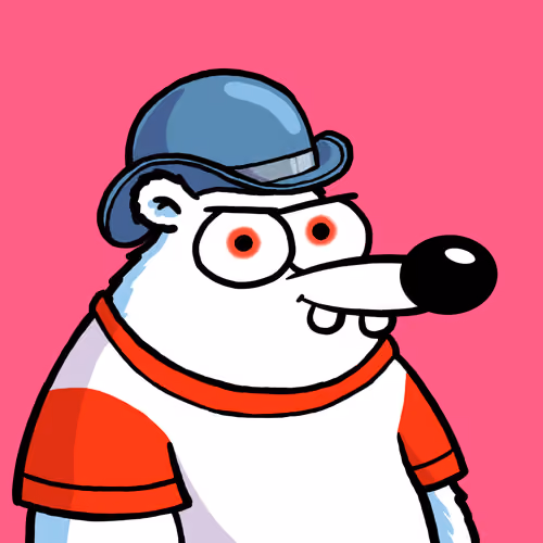 Fluffy Polar Bear #9232