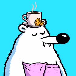 Fluffy Polar Bear #9165