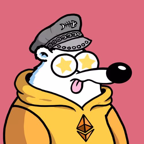 Fluffy Polar Bear #1966