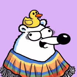 Fluffy Polar Bear #6295