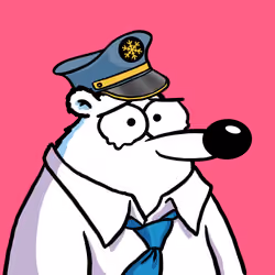 Fluffy Polar Bear #2296