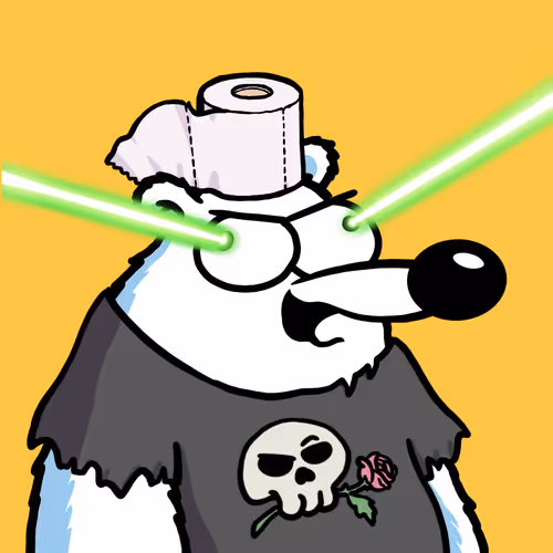 Fluffy Polar Bear #9152