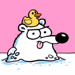 Fluffy Polar Bear #5763