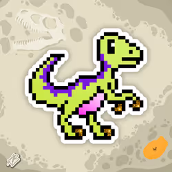 PixelSaurus Claw #1436 [Super Rare]