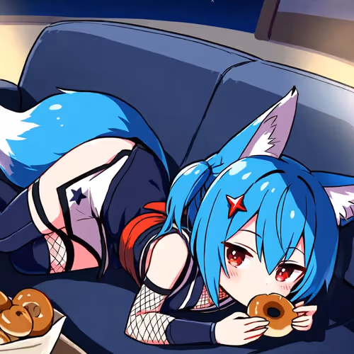 Shinobi Donut Girl Ad