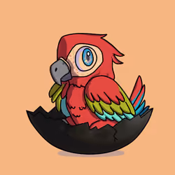 Baby Parrot Tree Club #663