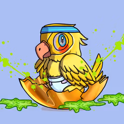 Baby Parrot Tree Club #665