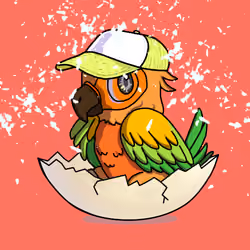 Baby Parrot Tree Club #797