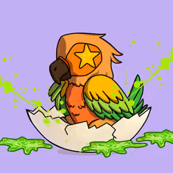 Baby Parrot Tree Club #694